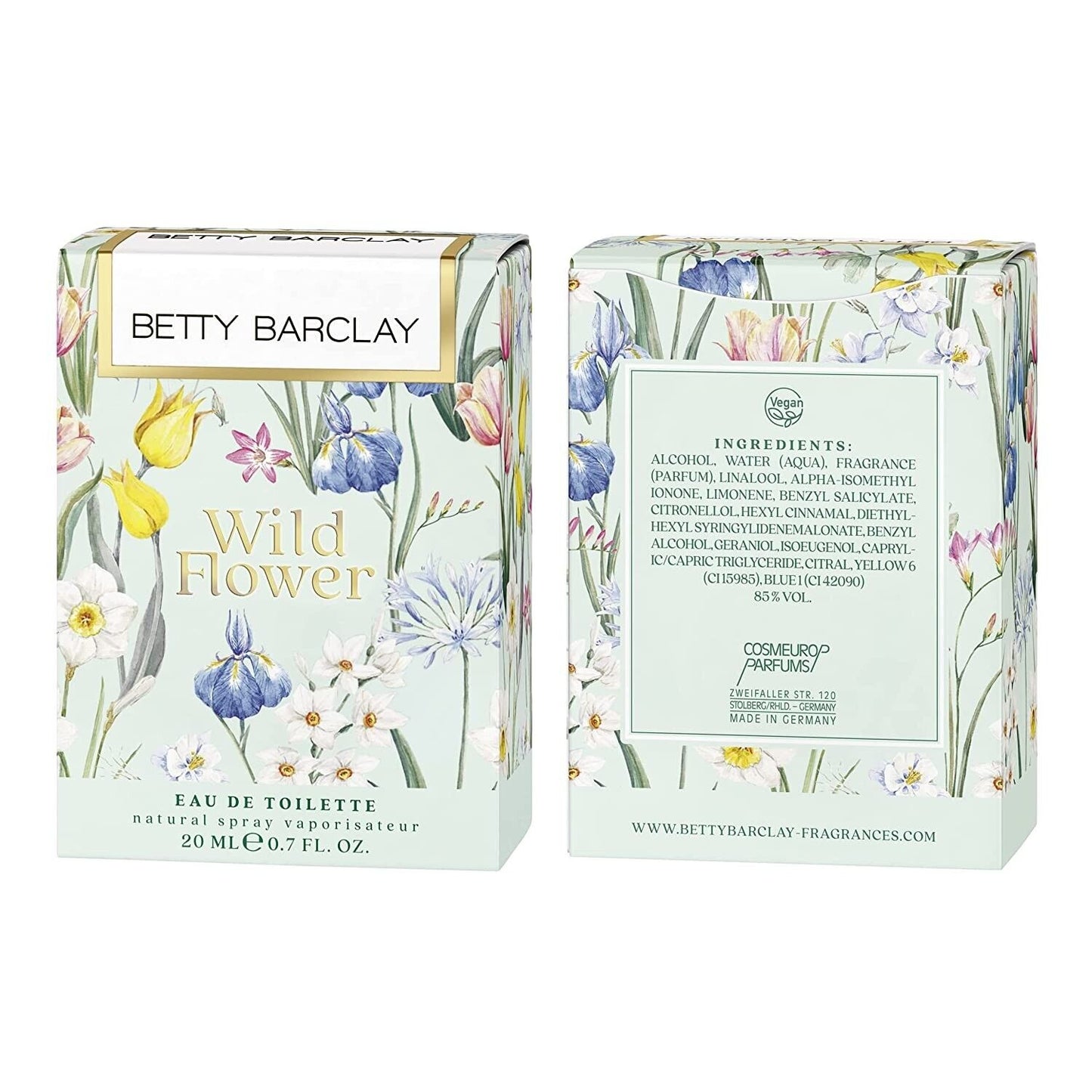 Betty Barclay Wild Flower Eau de Toilette, 20 ml - NEU