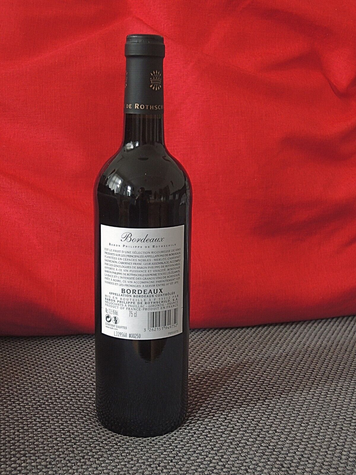 Weinpaket Rotwein 3 x Bordeaux Rothschild 2019 & 3 x Bordeaux MEDOC 2018