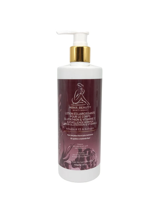 MBKR_Beauty Secrets Körperlotion mit Glutathion & Vitamin C 400 ml.