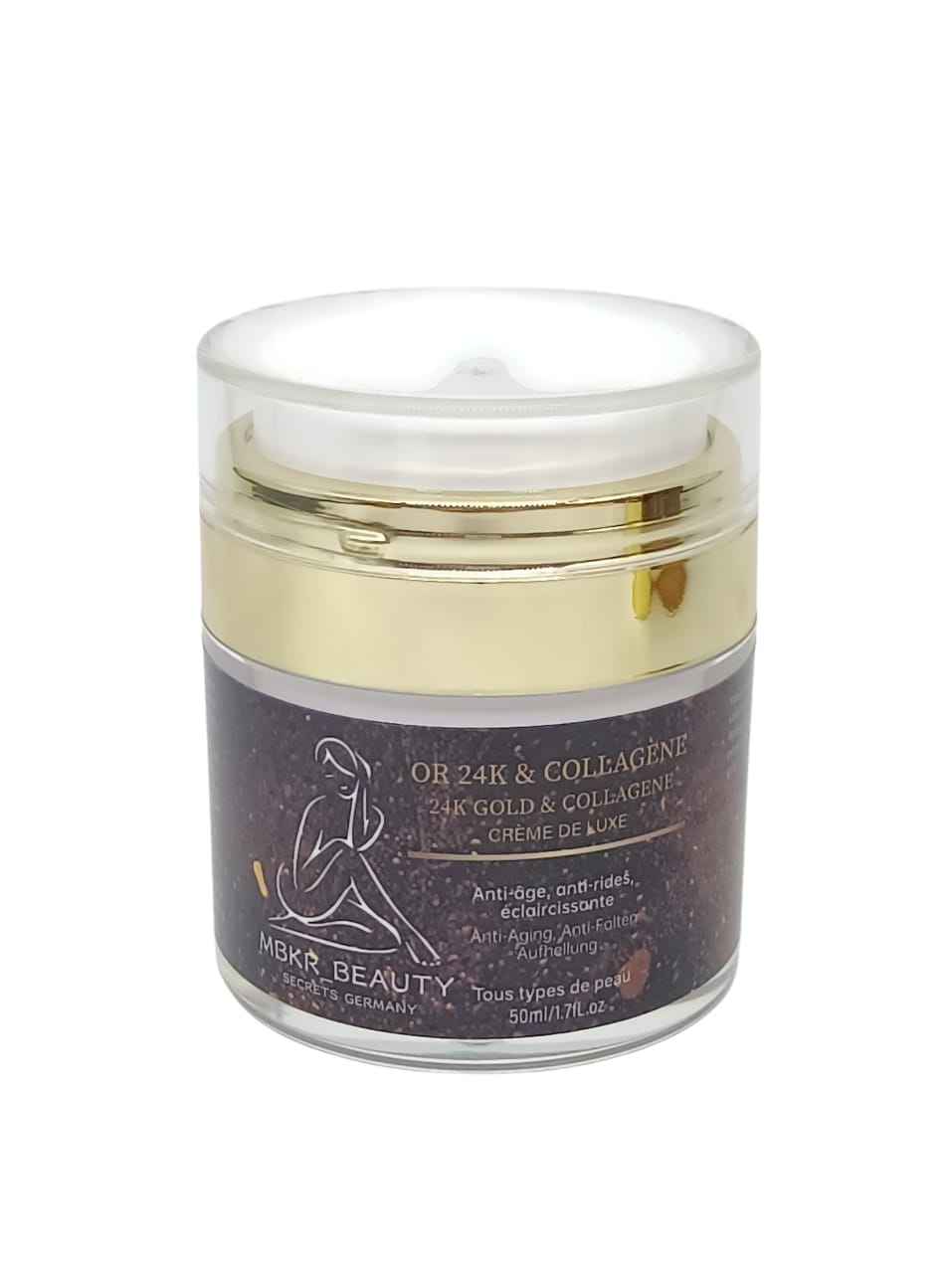 MBKR_Beauty Secrets 24K Gold und Kollagen Gesichtscreme 50 ml