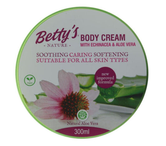 Betty's Nature Body Cream mit Echinacea & Aloe Vera 300ml NEU