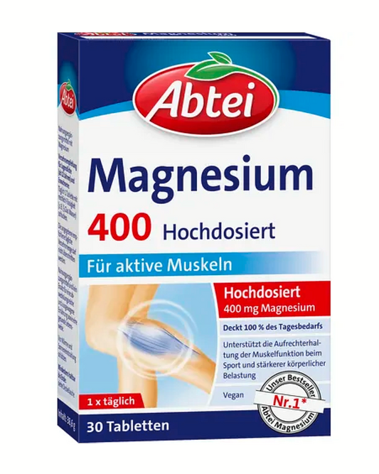 ABTEI Magnesium 400 hochdosiert Tabletten 30 ST