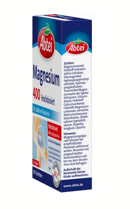 ABTEI Magnesium 400 hochdosiert Tabletten 30 ST